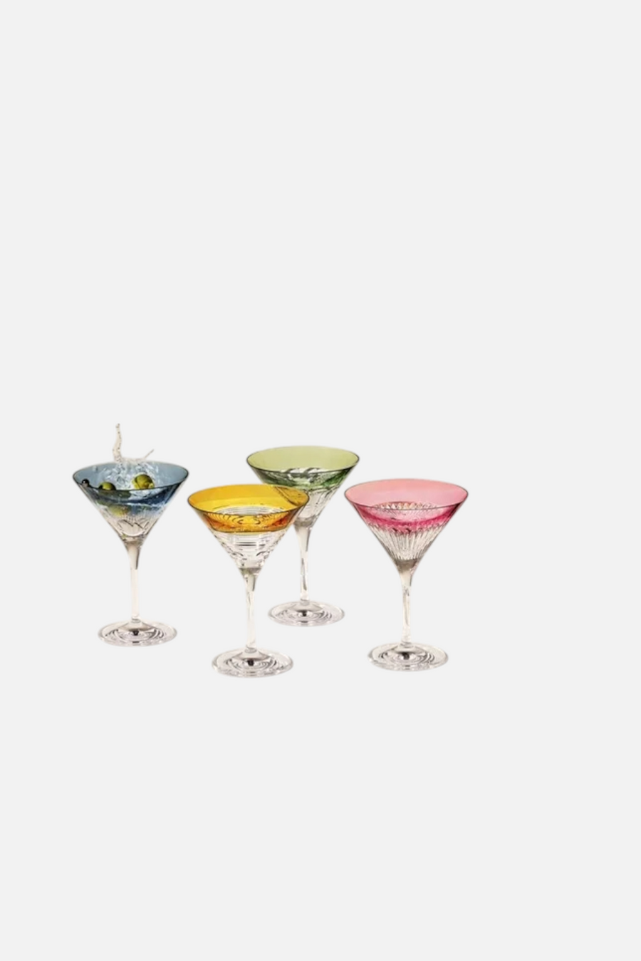 Waterford Mixology Color Martini Set of 4 – back view