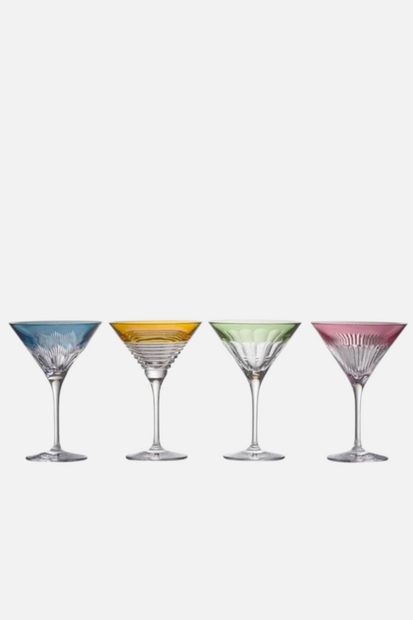 Waterford Mixology Color Martini Set of 4