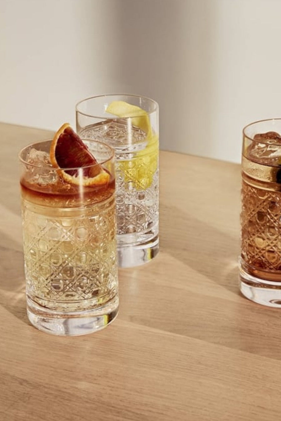 Waterford Opulence Highball, 12oz, Set of 2 – side view