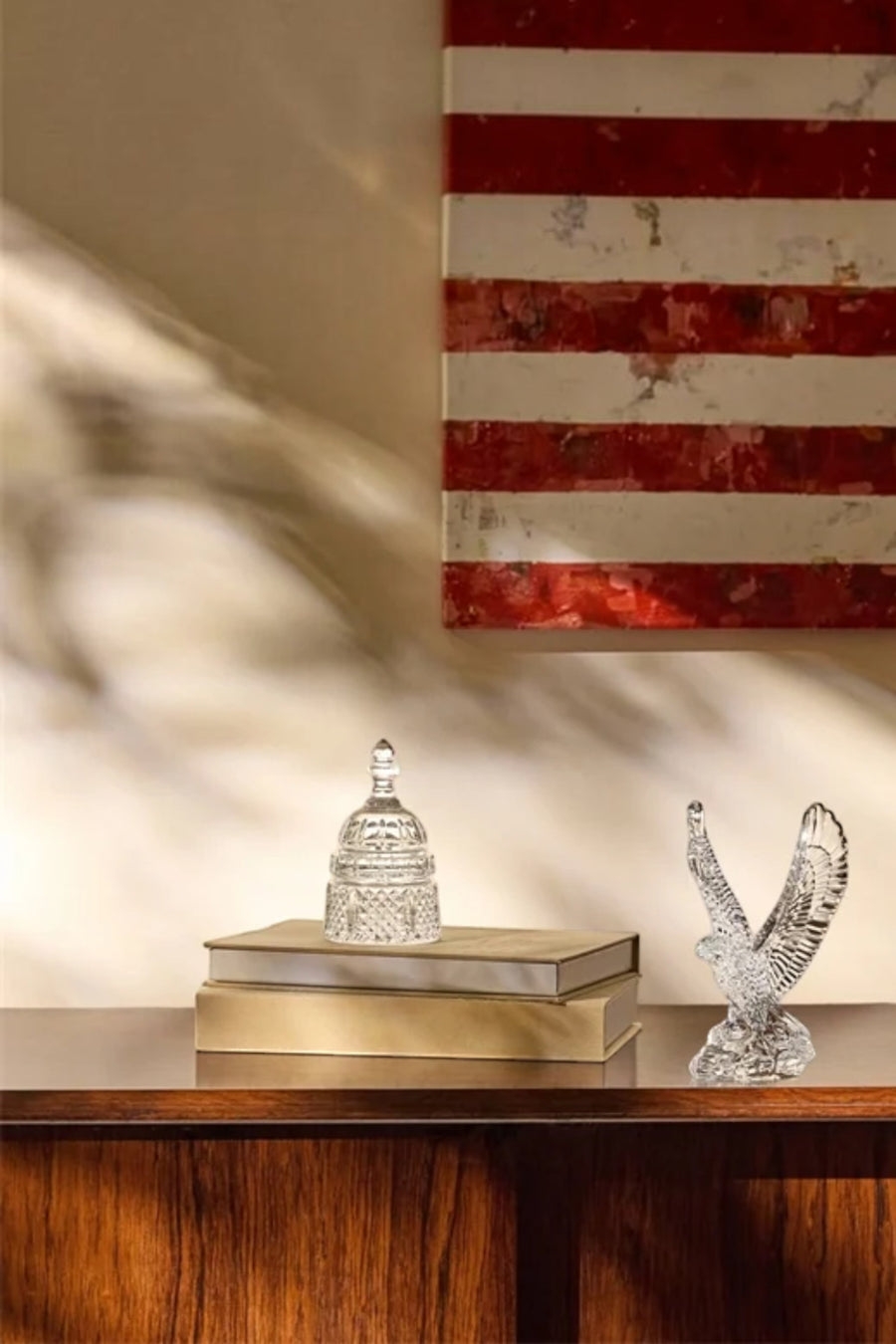 Waterford US 250 Eagle Collectible 8 In – detail