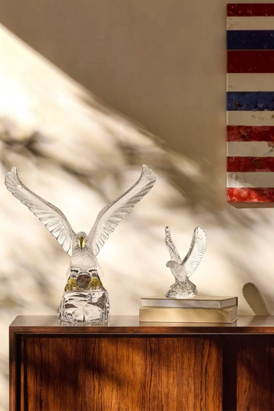 Waterford US 250 Eagle Collectible 8 In – flat lay