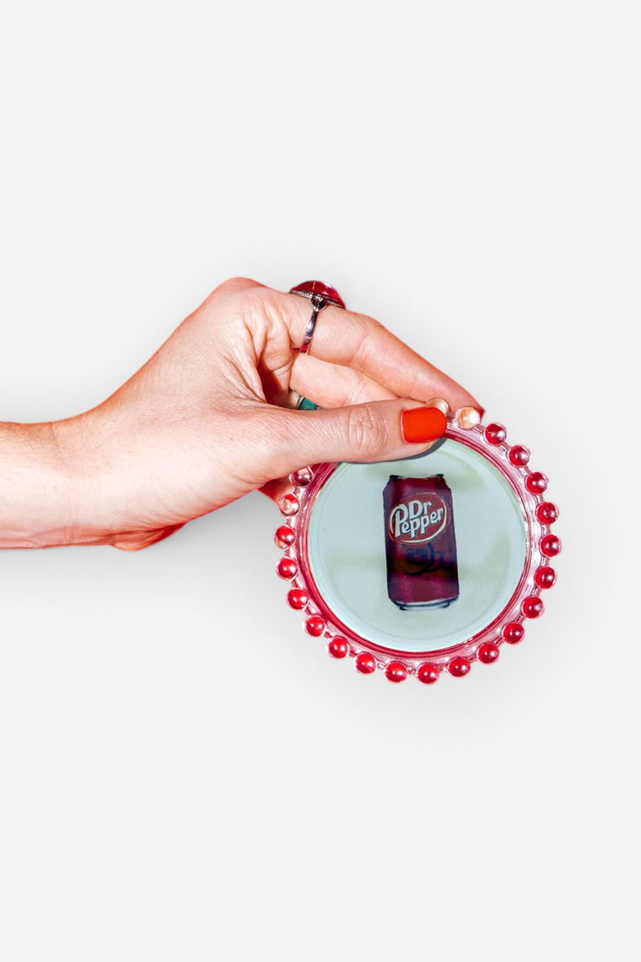 Wear Your Snacks Dr. Pepper Trinket Dish – back view