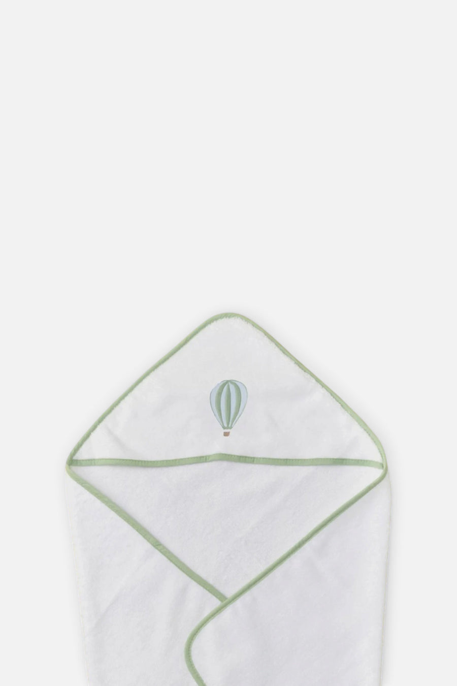 Weezie Ballon Baby Hooded Towel – side view