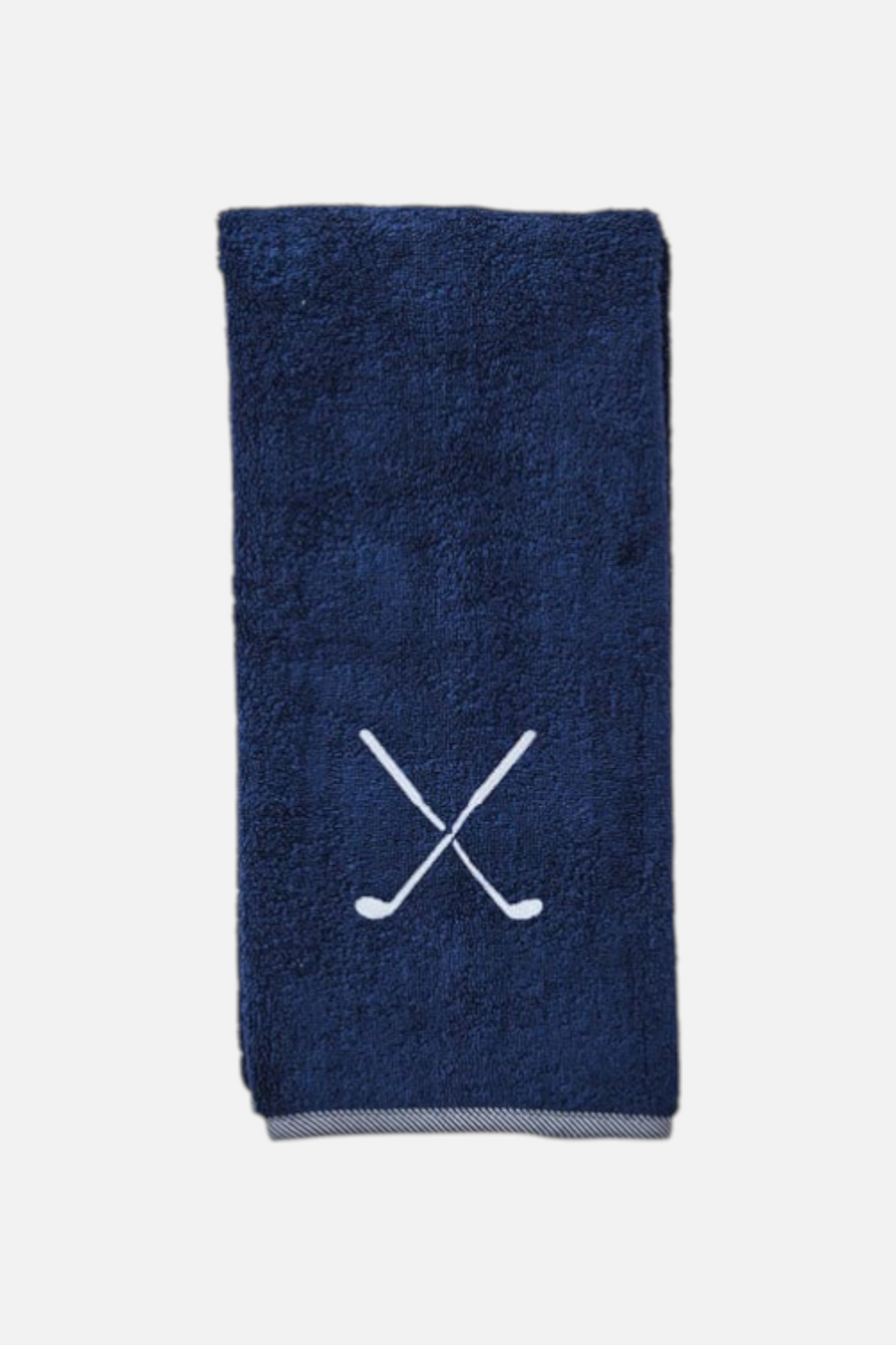 Weezie Golf Towel in Navy – front view