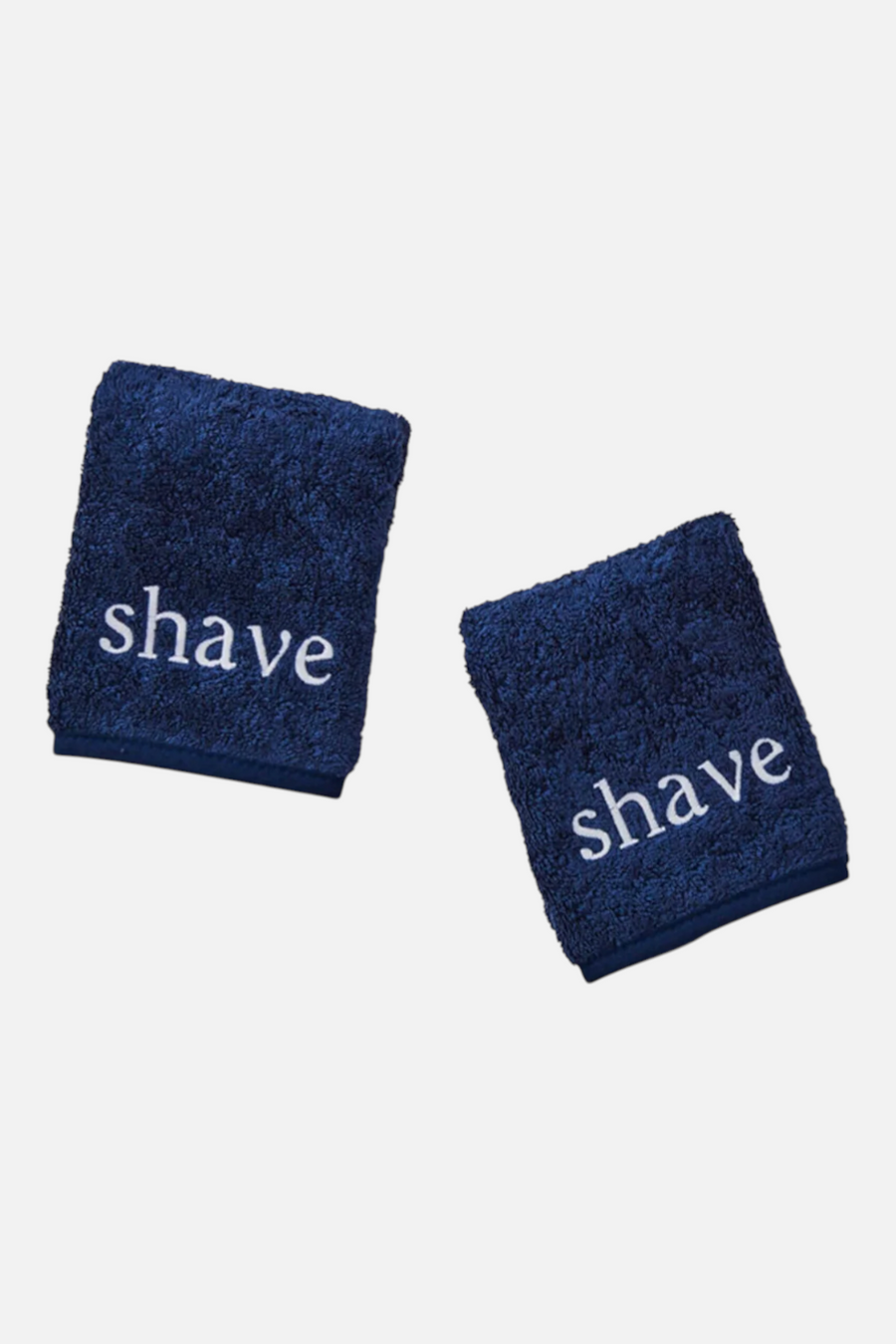 Weezie Shave Towels Set of 2 – front view