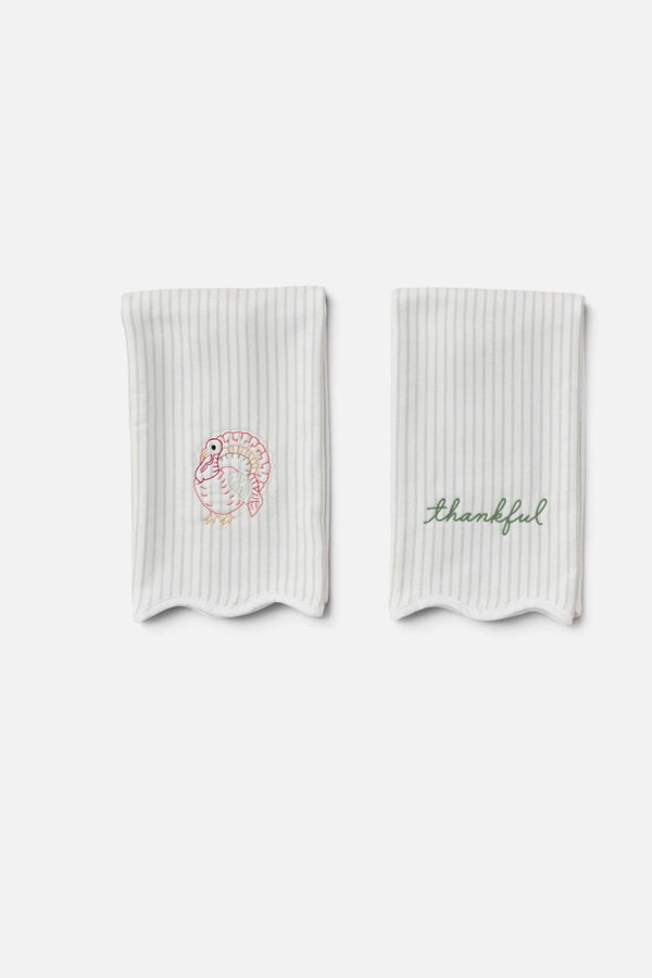 Weezie Thankful & Turkey Kitchen Towels, Set of 2