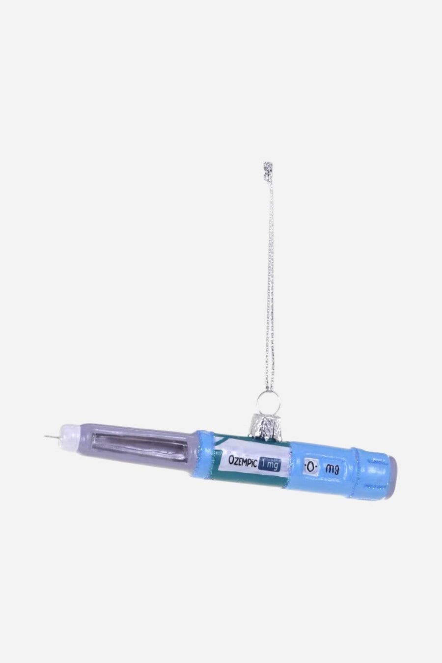 Weight Loss Injection Pen Ornament – three-quarter view