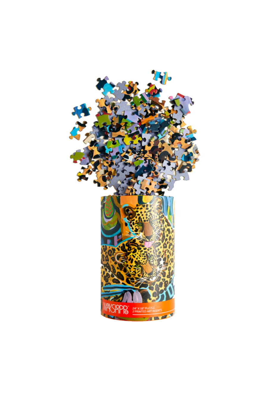 Werkshoppe Jungle Jaguars 500 Piece Puzzle – back view