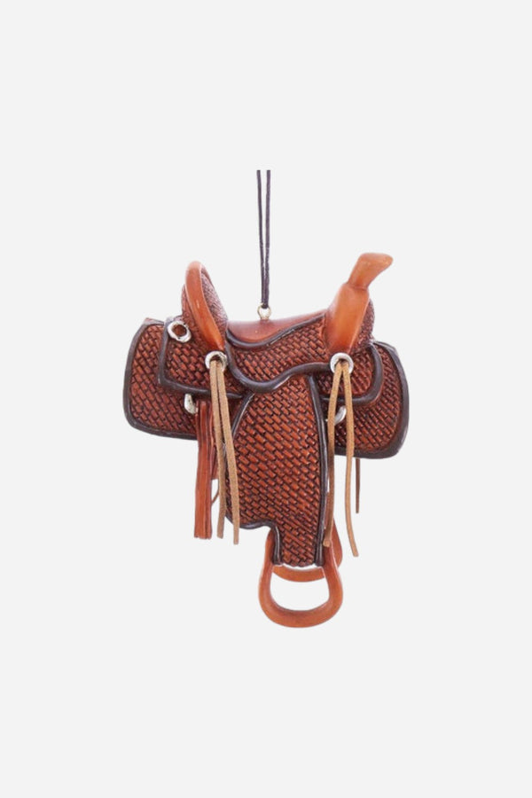 Western Saddle Brown Ornament