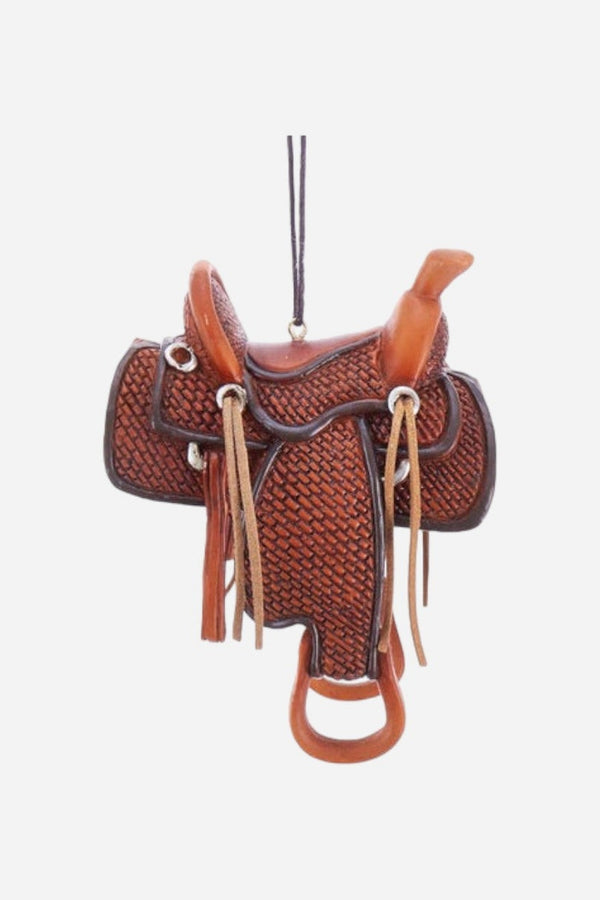 Western Saddle Brown Ornament