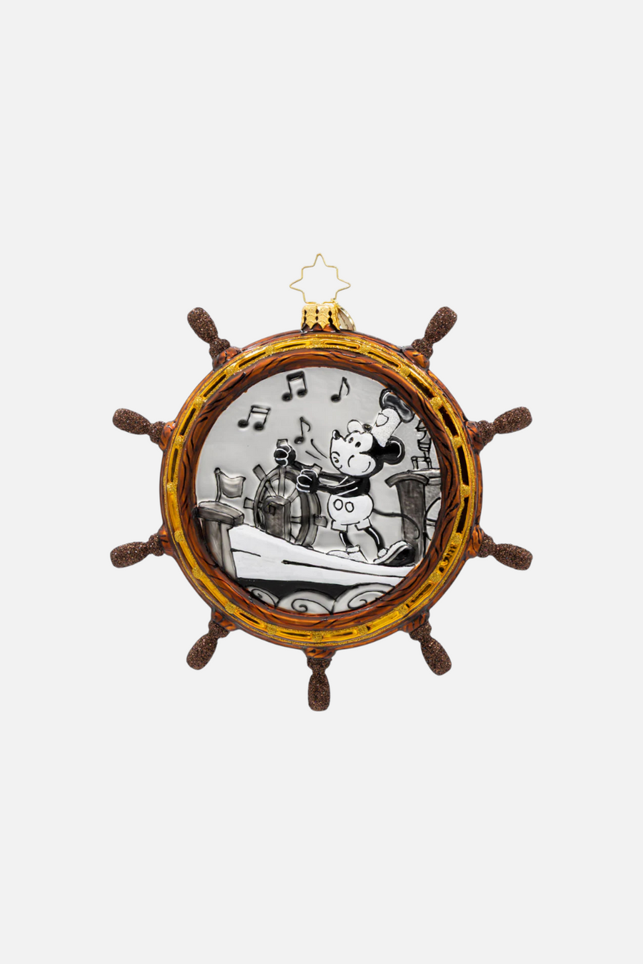 Whistling Through The Holidays Ornament – back view