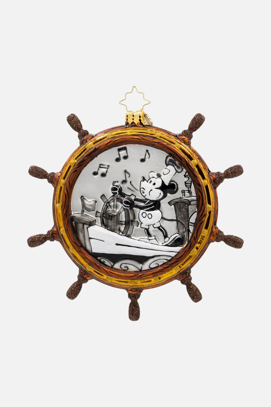 Whistling Through The Holidays Ornament – back view
