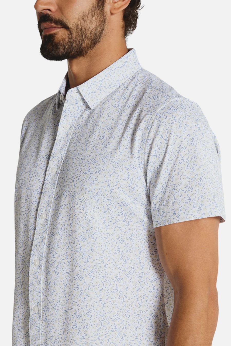 7 Diamonds Costra Short Sleeve Shirt in White