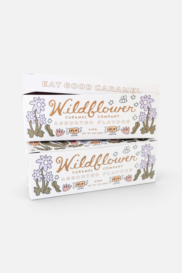 Wildflower Caramel Co Assorted 6 Piece Box