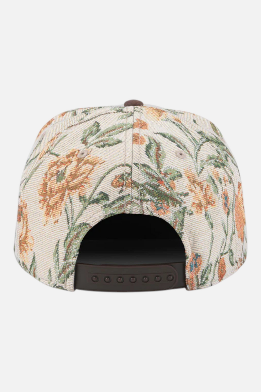 Willie Nelson Archibald Hat in Specialty Floral Fabric and Brown – side view