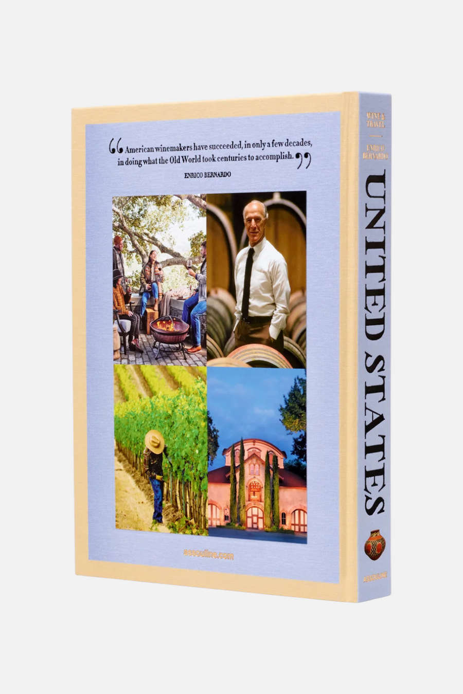 Wine And Travel: USA Print Book – back view