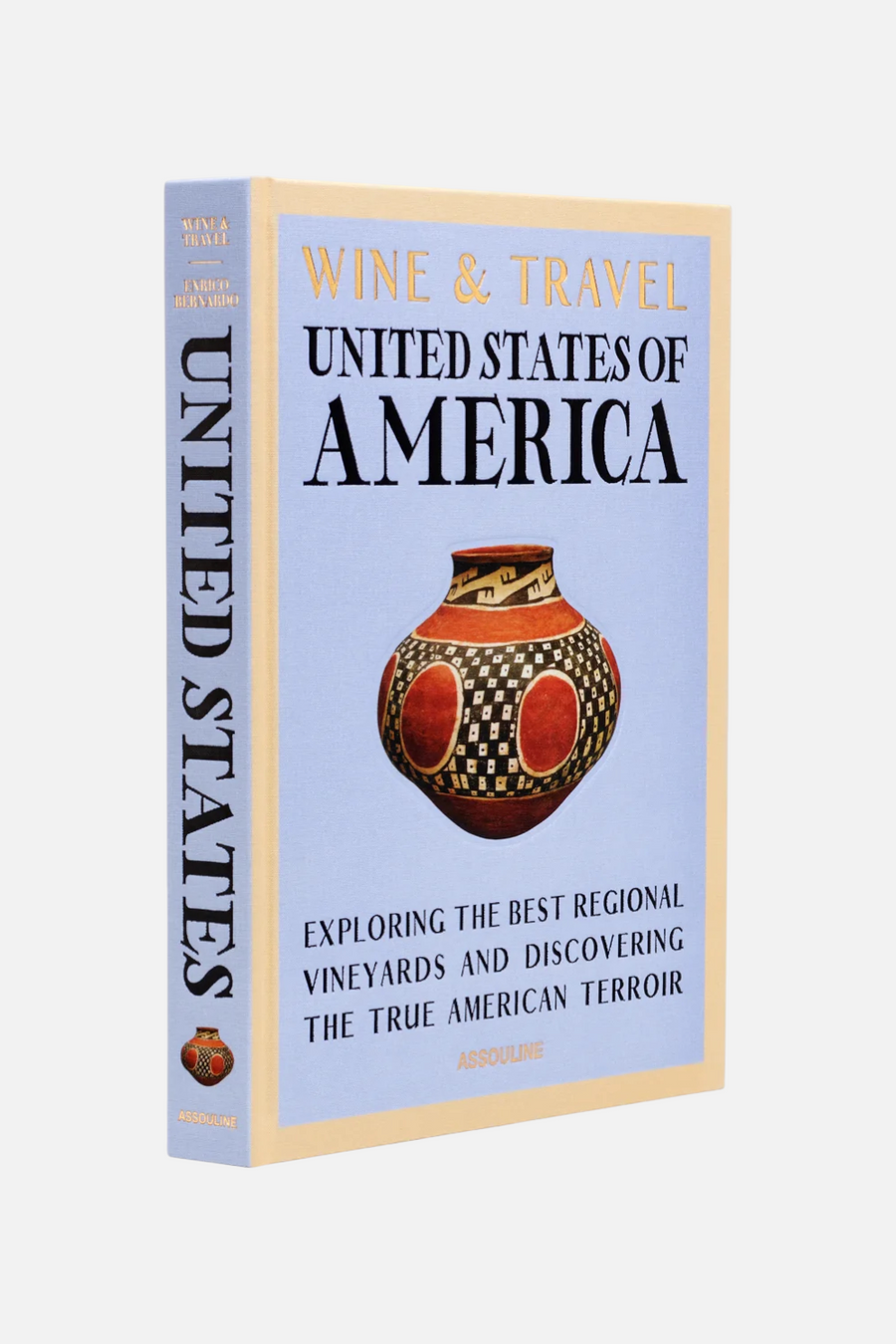 Wine And Travel: USA Print Book – front view