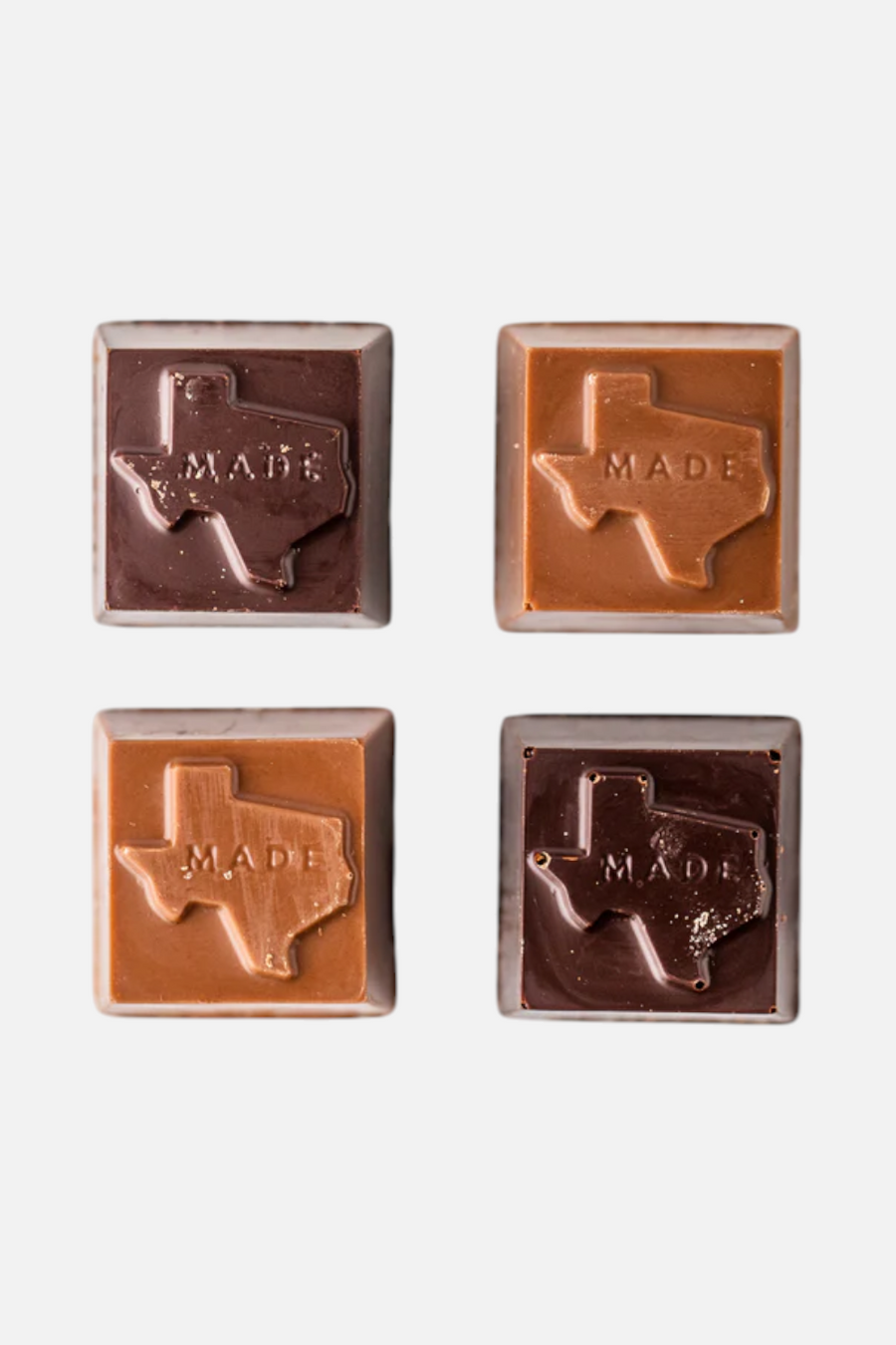 Winfield's Chocolate Texas Caramels 4 Piece Box – detail