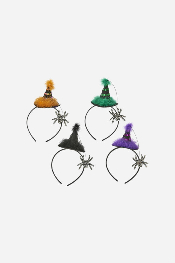 Witch Hat with Spider Headband
