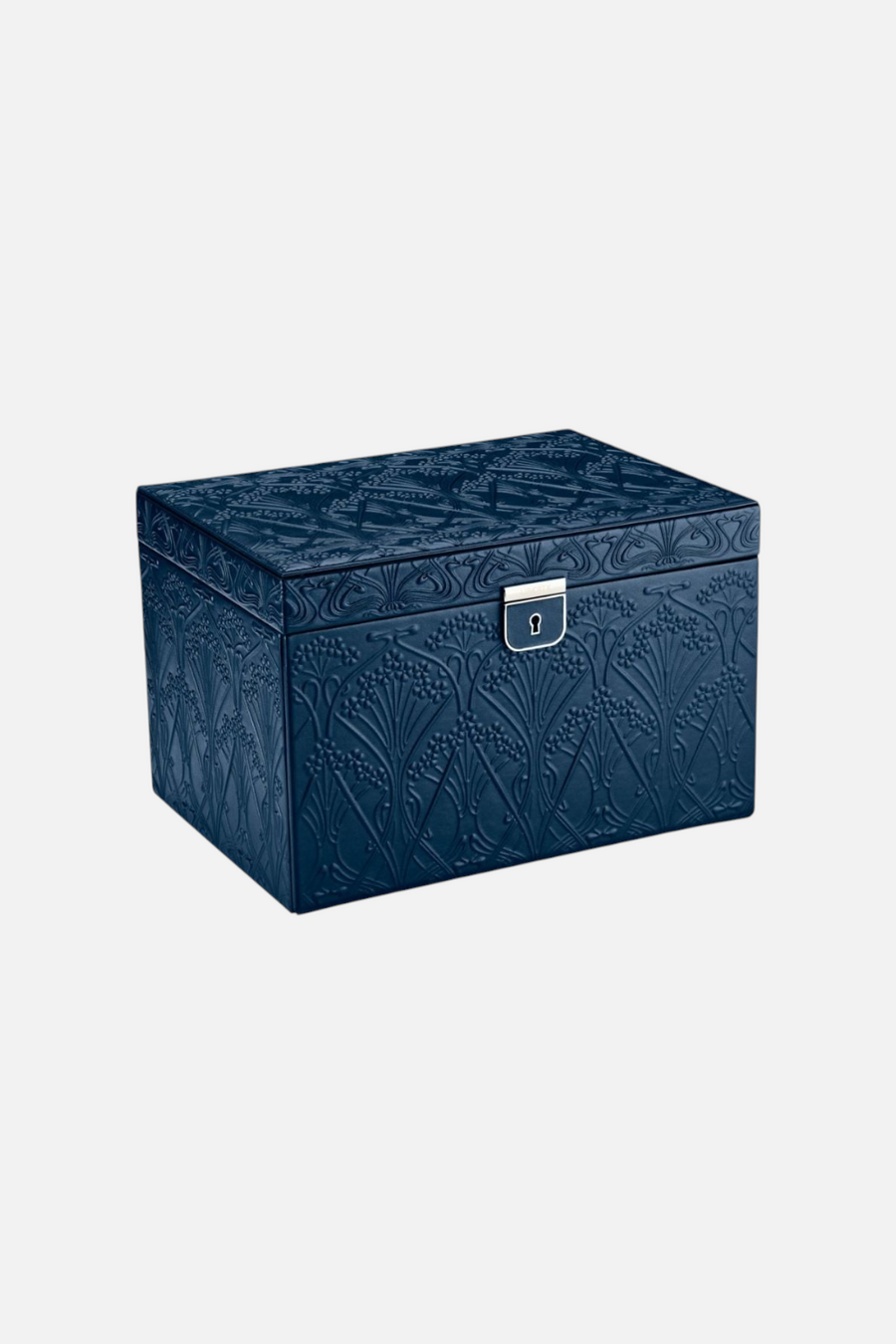 Wolf 1834 All Over Ianthe Large Jewelry Box in Navy – detail