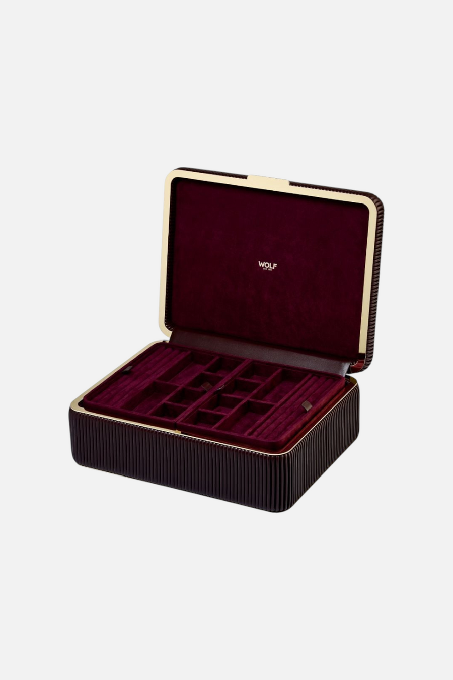 Wolf 1834 Bella Large Jewelry Box – back view