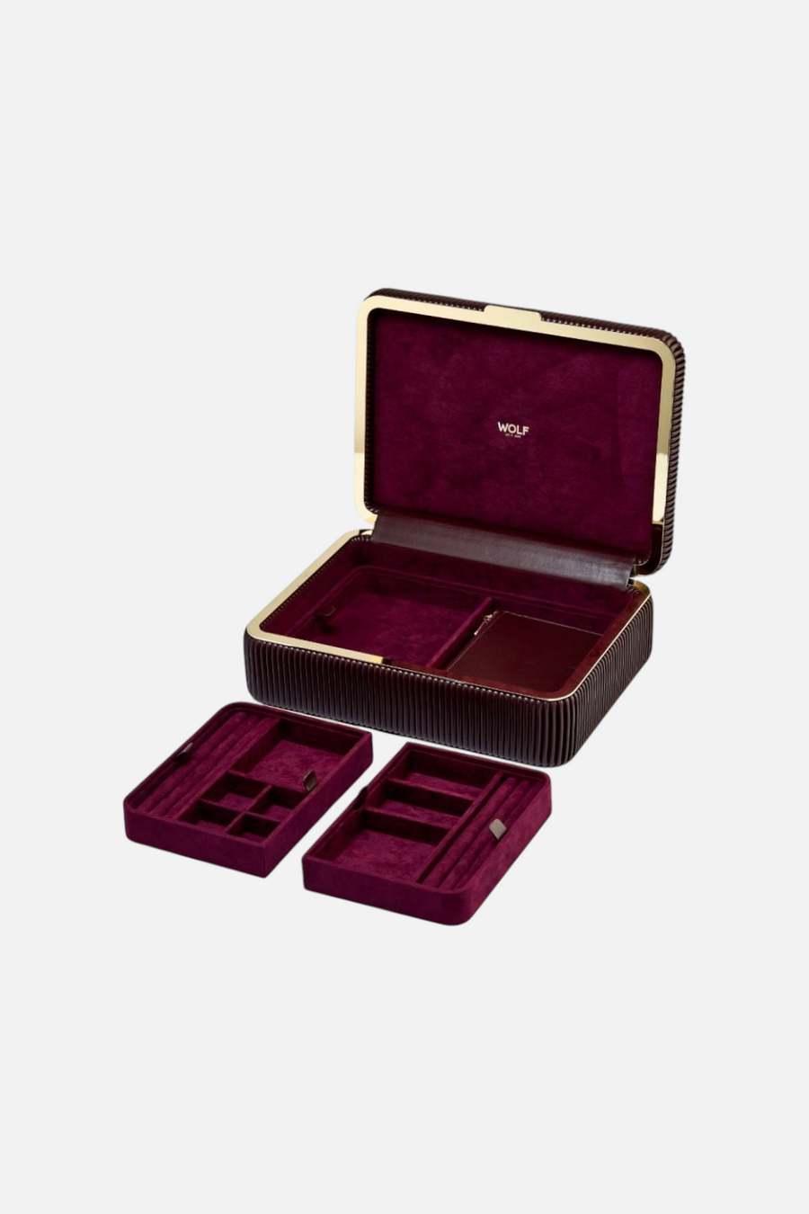 Wolf 1834 Bella Medium Jewelry Box – side view