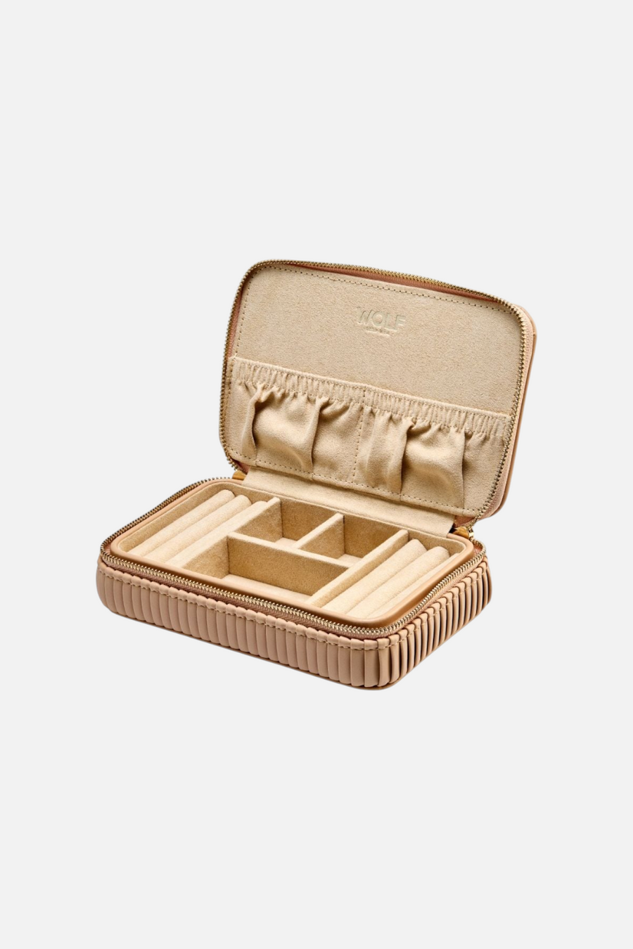 Wolf 1834 Bella Zip Case – flat lay
