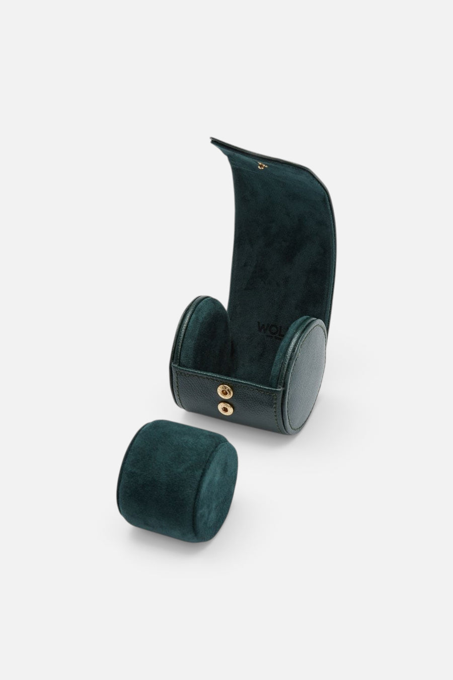 Wolf 1834 British Racing Single Watch Roll in Green – detail