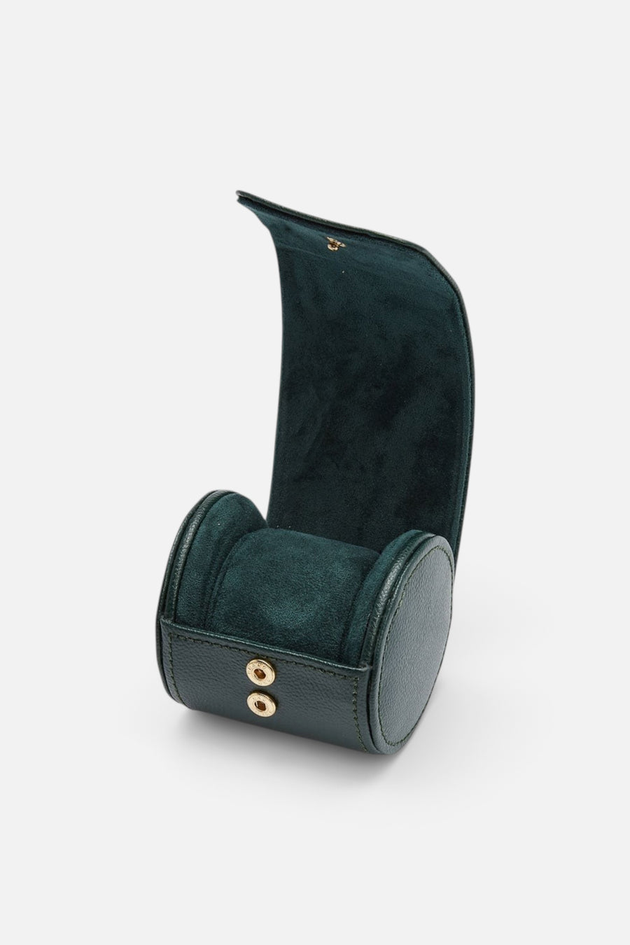 Wolf 1834 British Racing Single Watch Roll in Green – side view