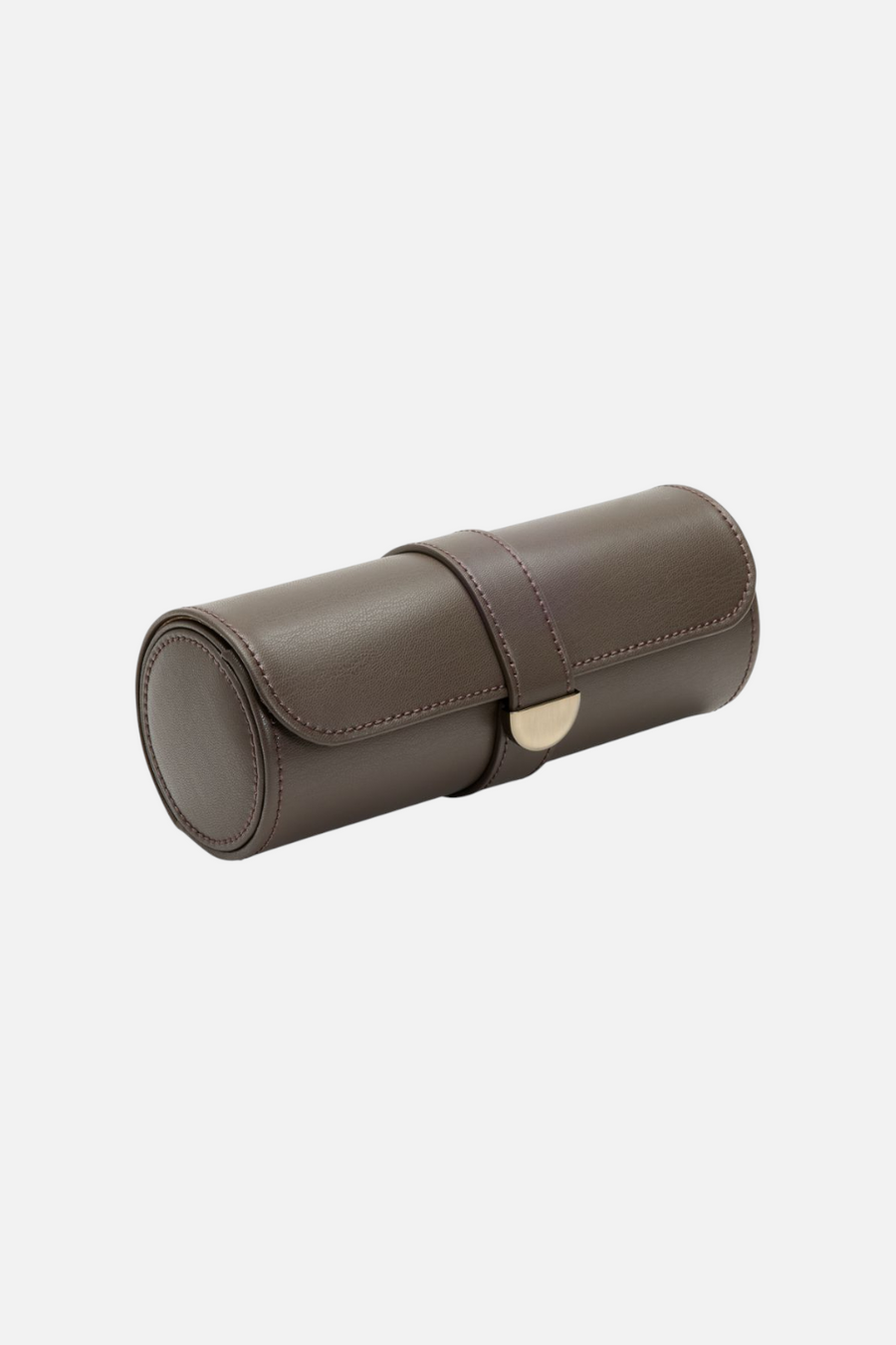 Wolf 1834 Earth Triple Watch Roll in Coffee – detail