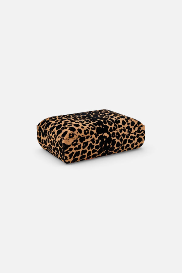 Wolf 1834 Savanna Leopard Print Medium Jewelry Box
