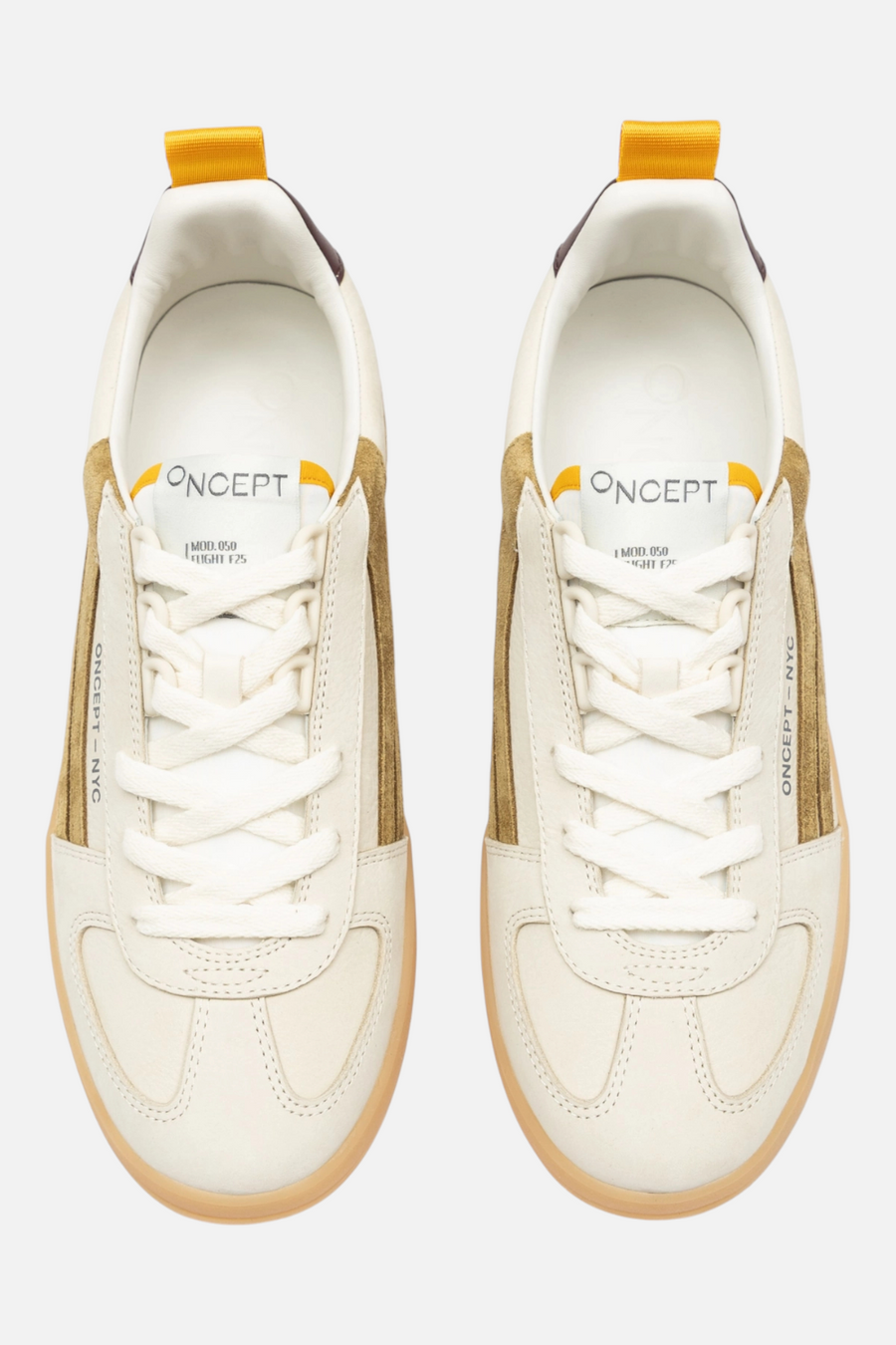 Women's Oncept Fez Court Sneaker in Ivory – detail