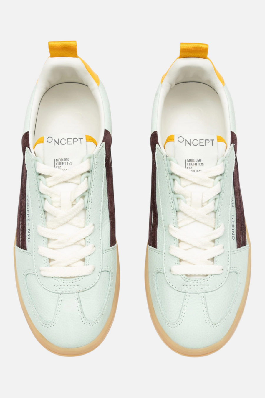 Women's Oncept Fez Court Sneaker in Seafoam – detail