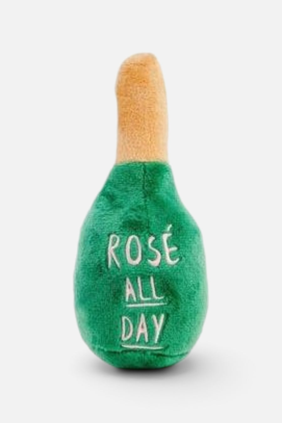 Woof Clicquot Rosé Champagne Bottle Toy Large – back view