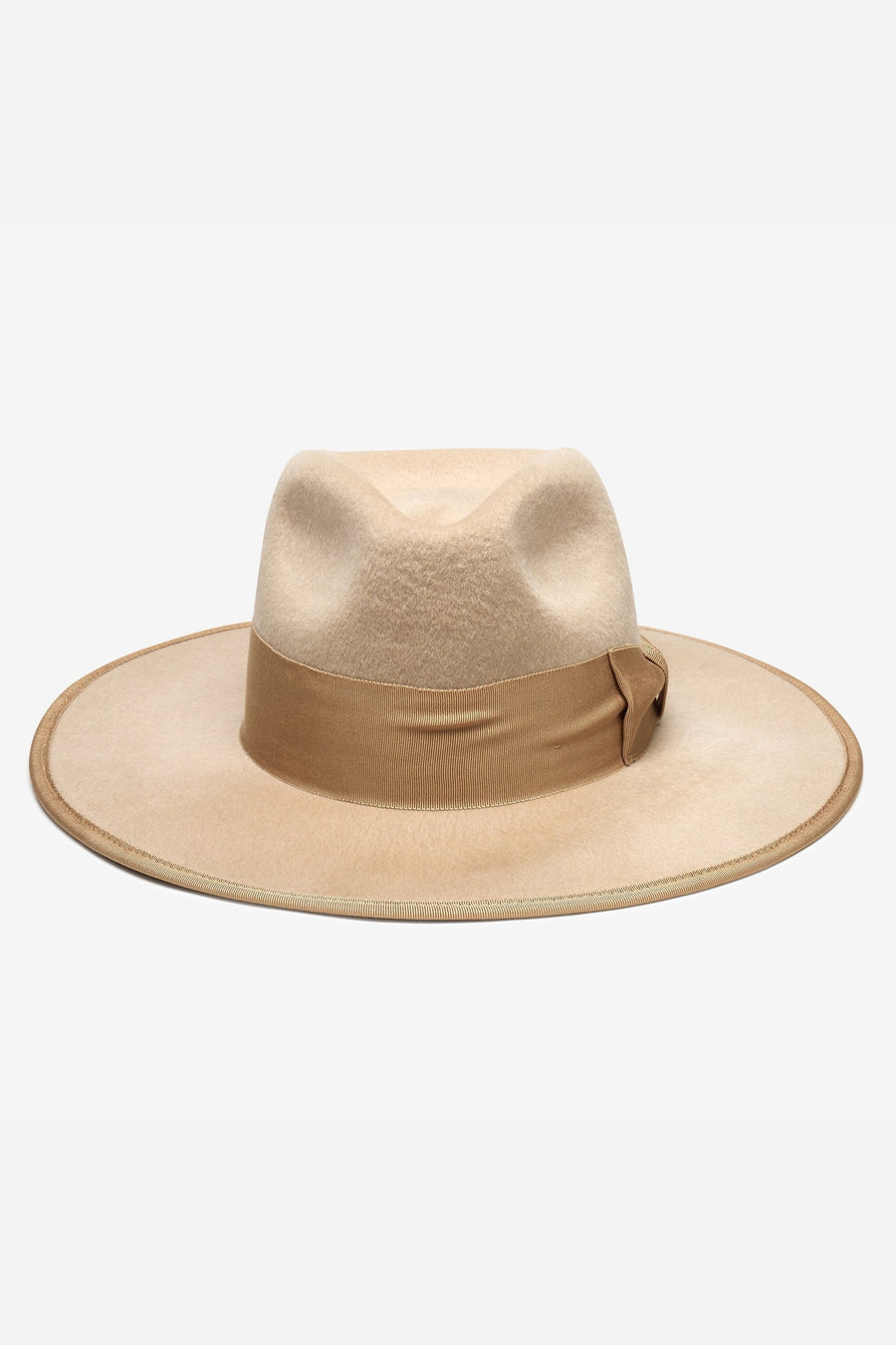 Wyeth Hats Atlas Fedora Hat in Oatmeal – back view