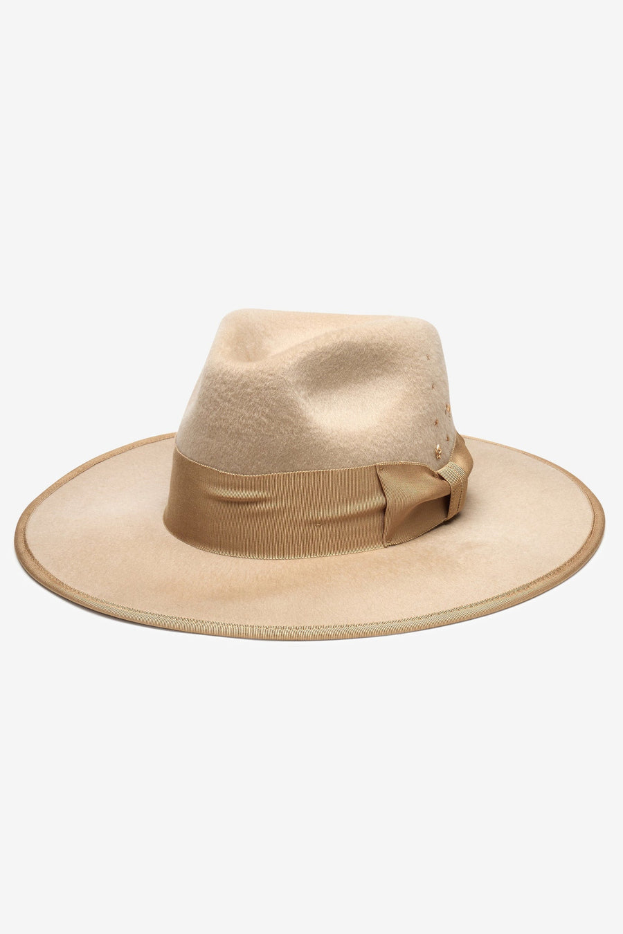 Wyeth Hats Atlas Fedora Hat in Oatmeal – front view
