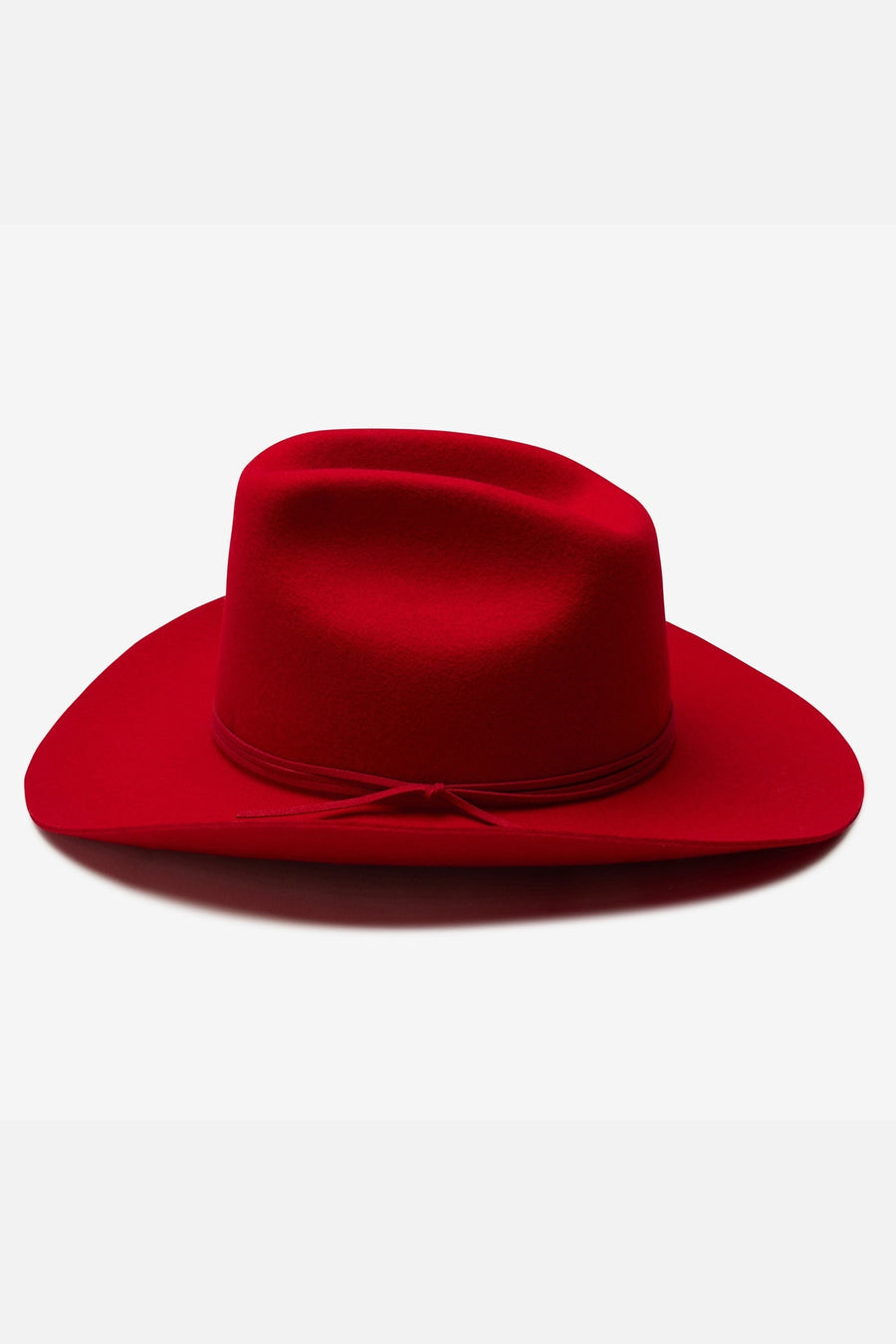 Wyeth Hats Blaze Fedora Hat in Red – side view