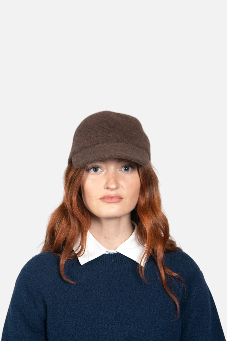 Wyeth Hats Smith Cap in Brown – detail