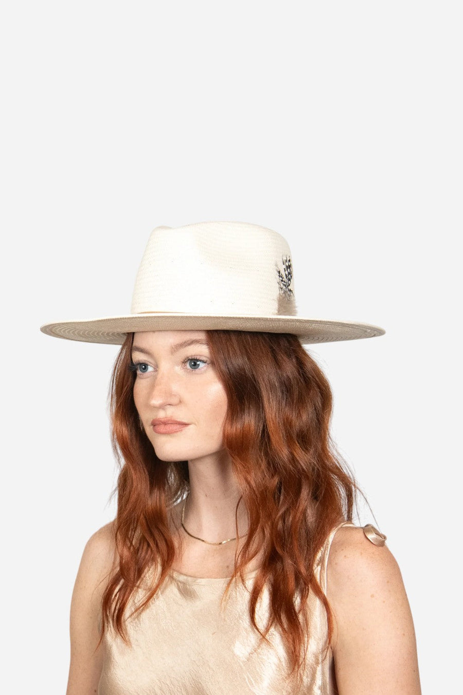 Wyeth Hats Valencia in Cream – back view