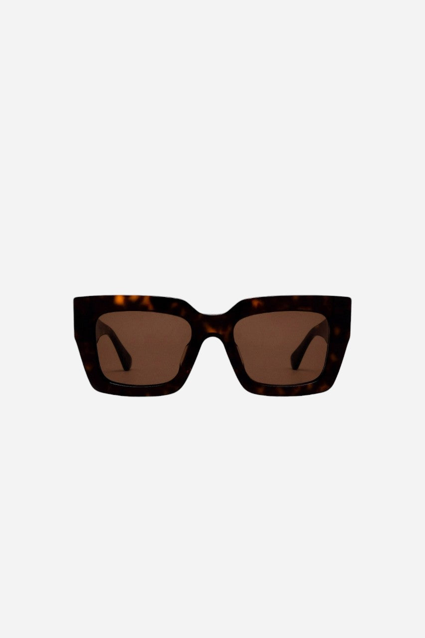 BOTTEGA VENETA Square Sunglasses in Havana (Bv1212s-002 52)