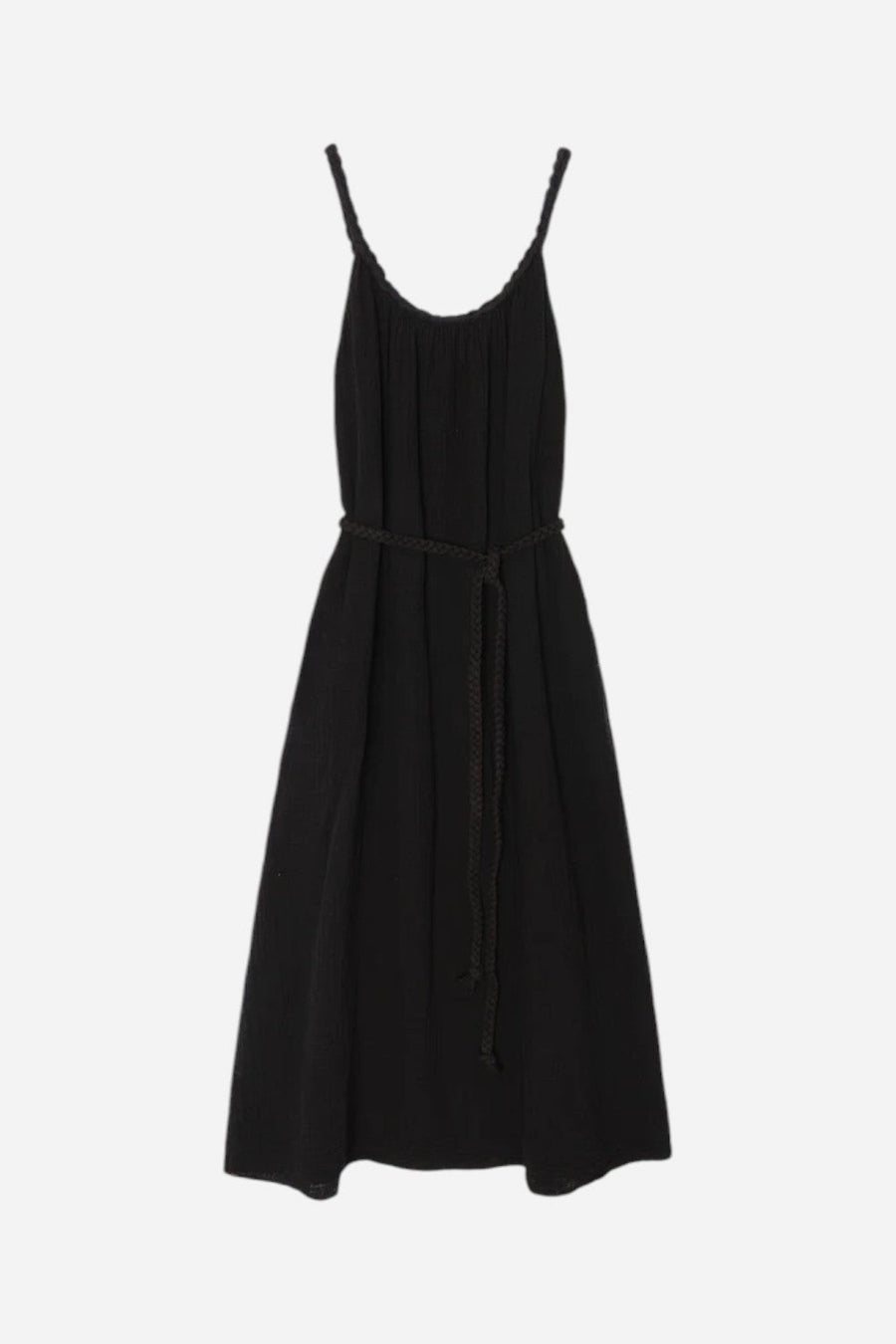 Xirena Black Braiden Dress – detail