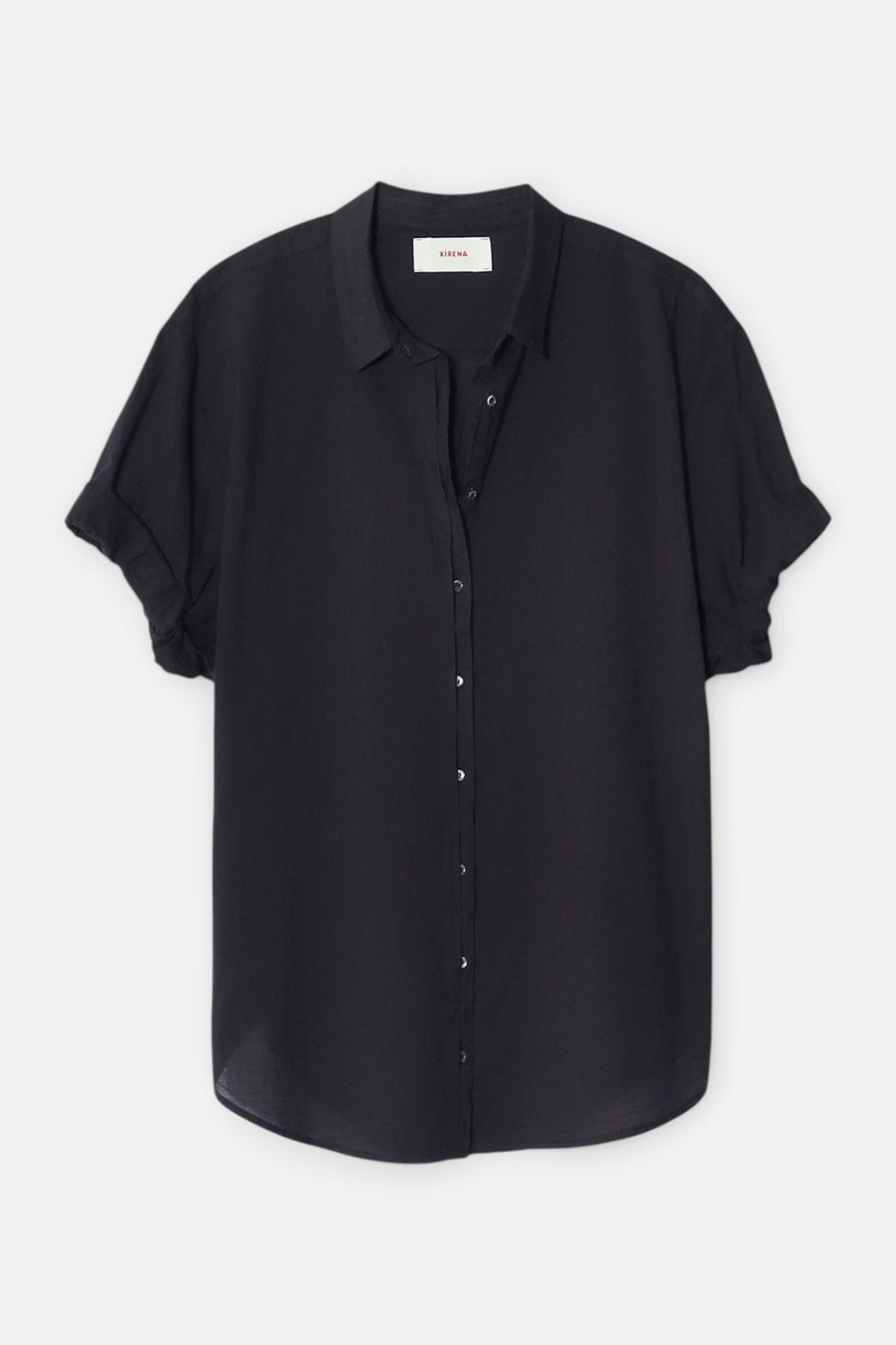Xirena Black Channing Shirt – side view