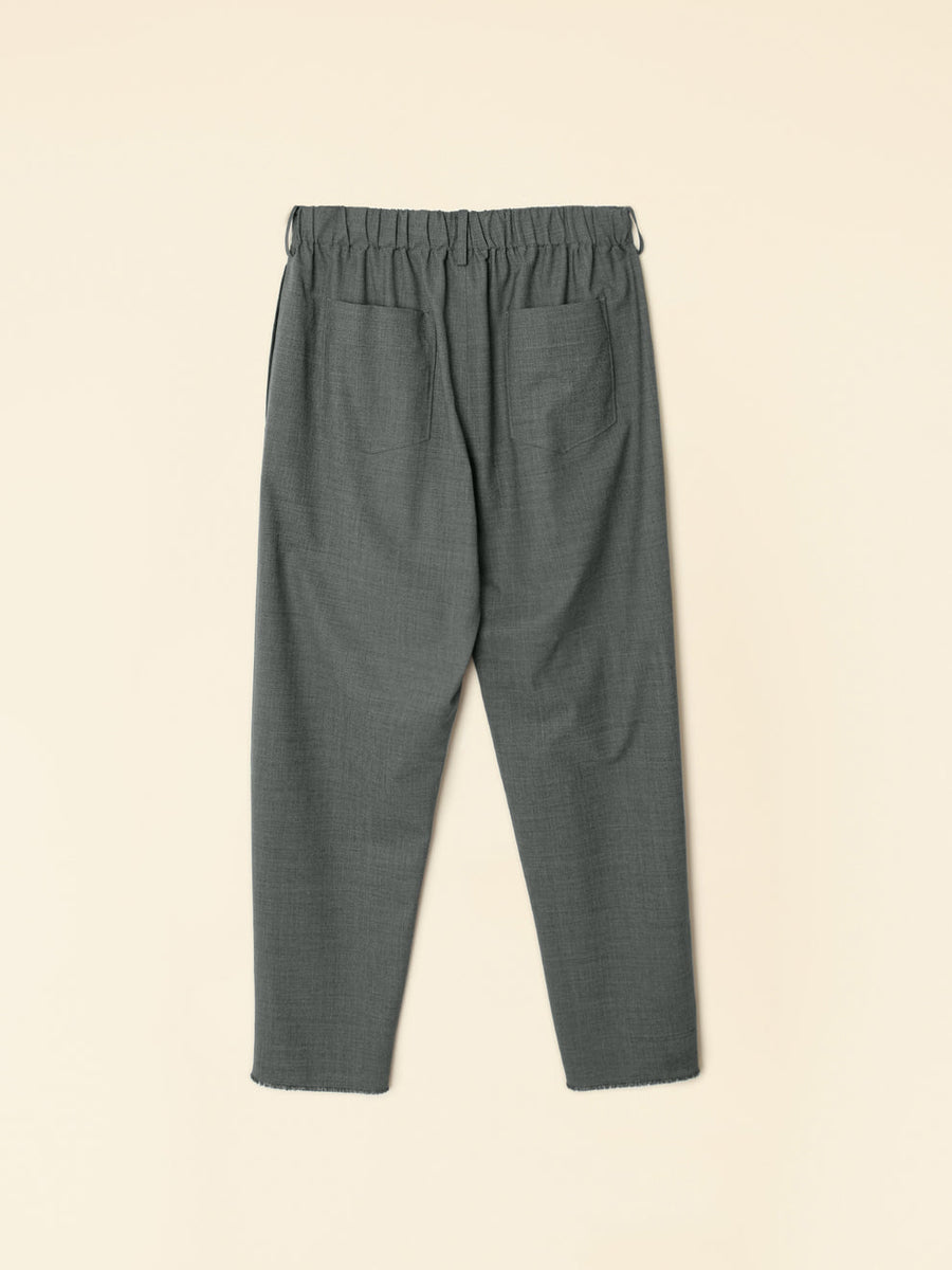 Xirena Charcoal Melange Mercer Pant – back view
