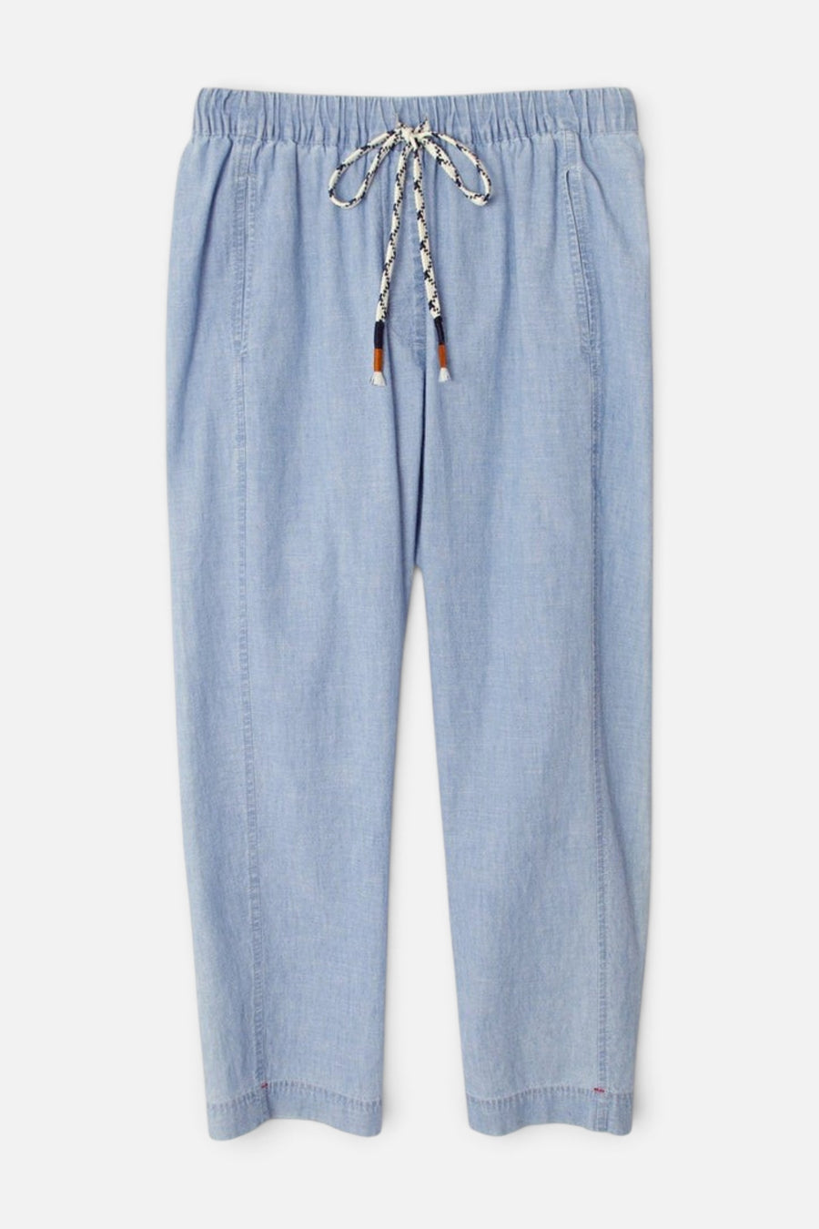 Xirena Draper Pants in Dusty Blue – detail