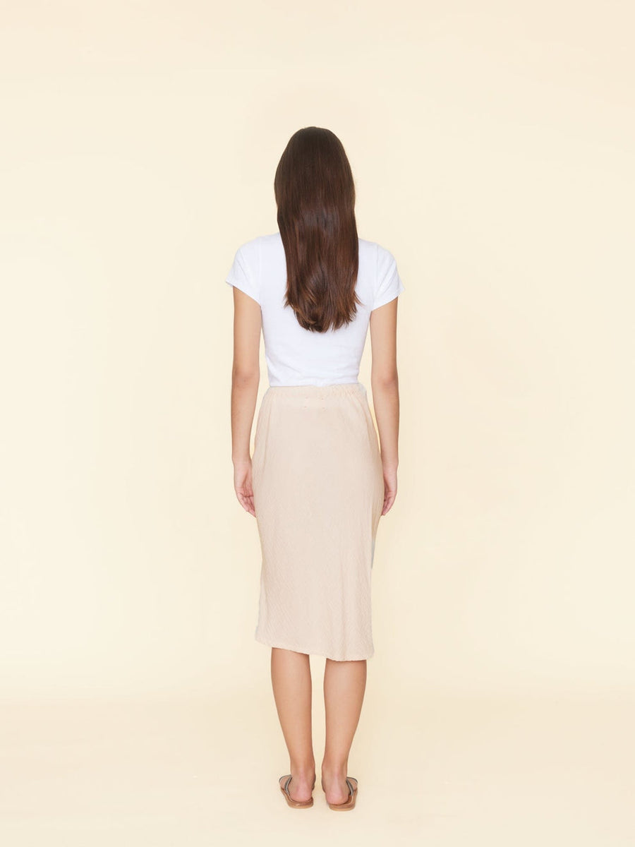 Xirena Scottie Skirt in Oysterette – back view