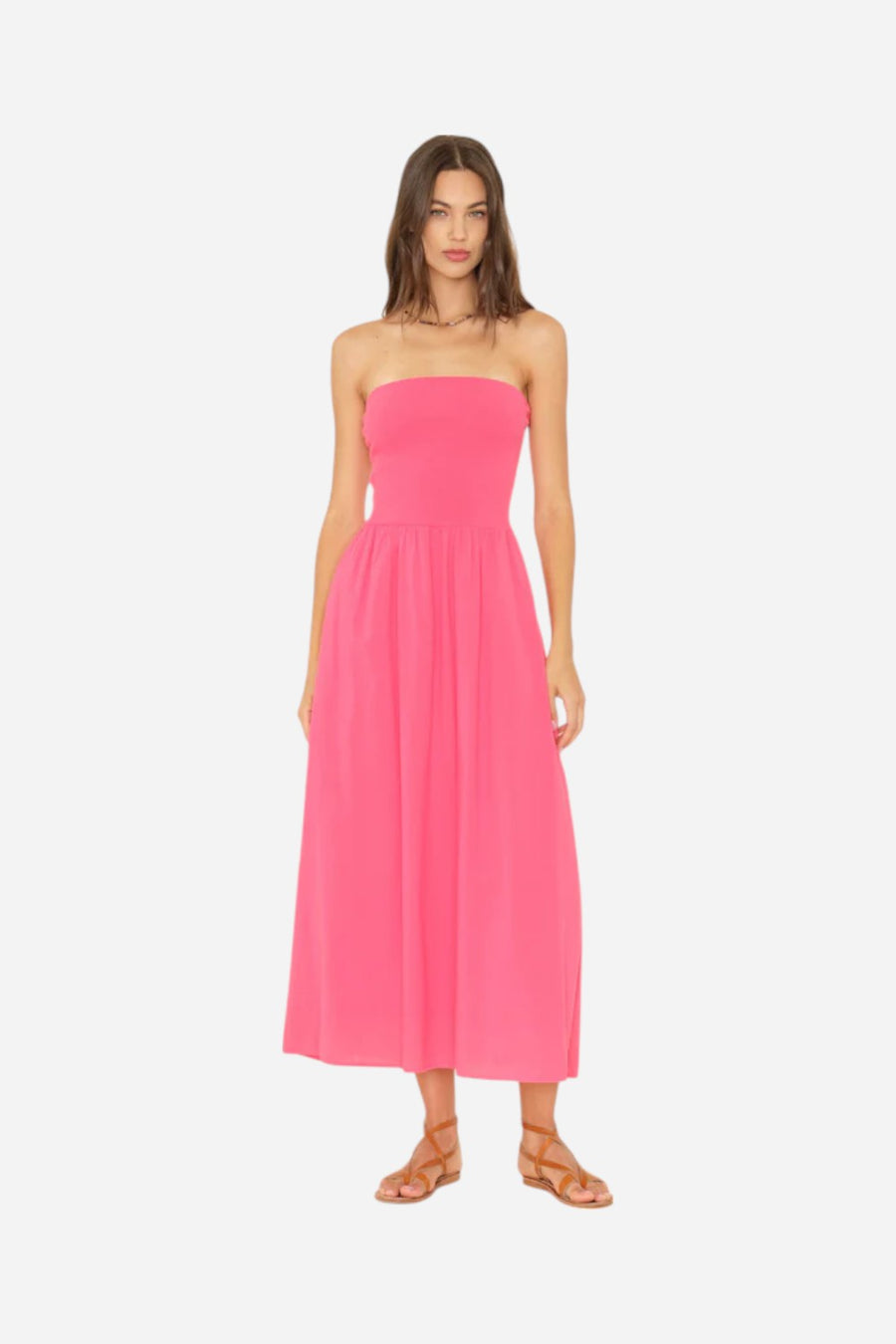 Xirena Strawberry Finnian Dress – front view