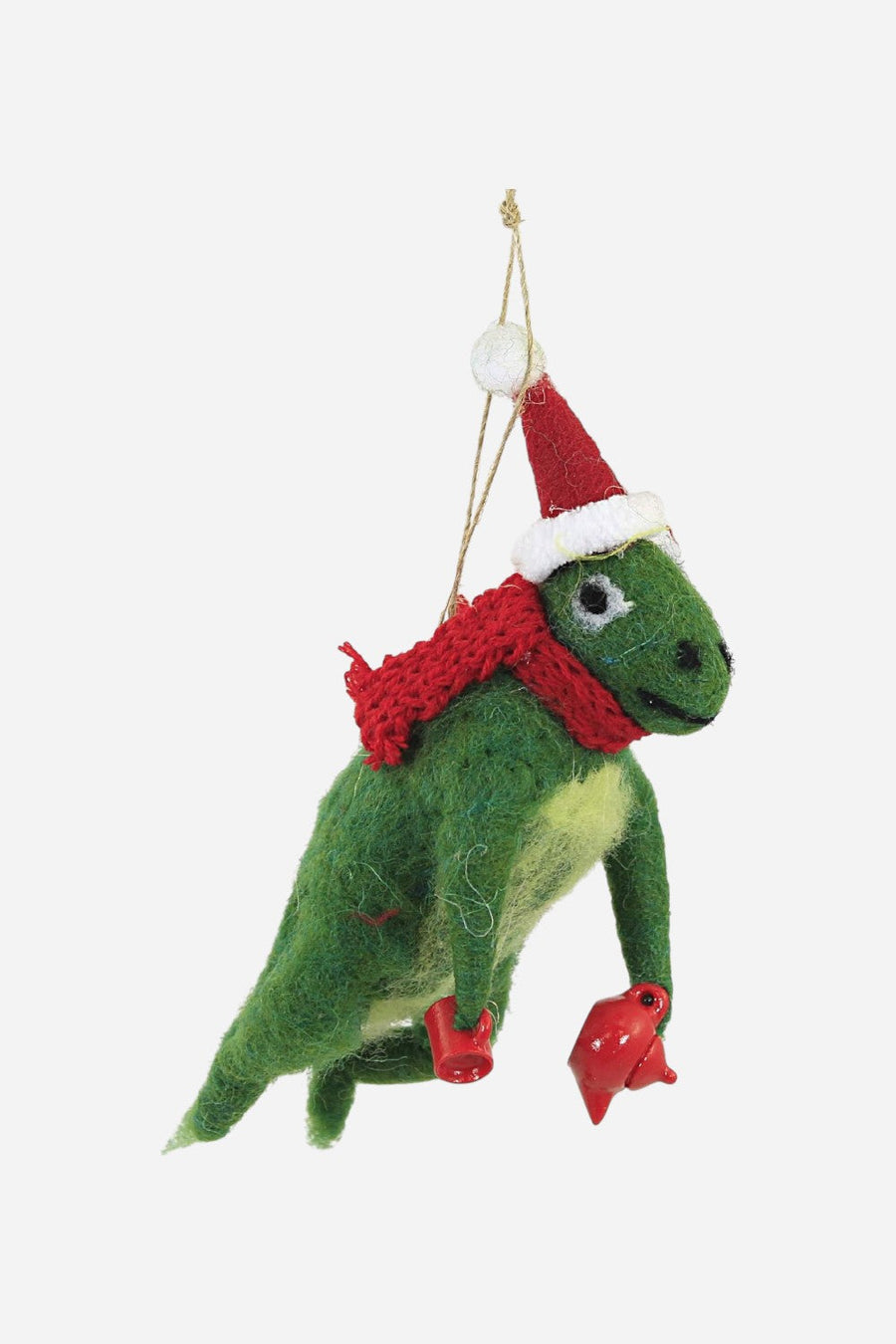 Xmas Rex No Coat Ornament – front view