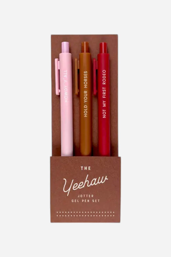 Yeehaw Jotter Gel Pen Set