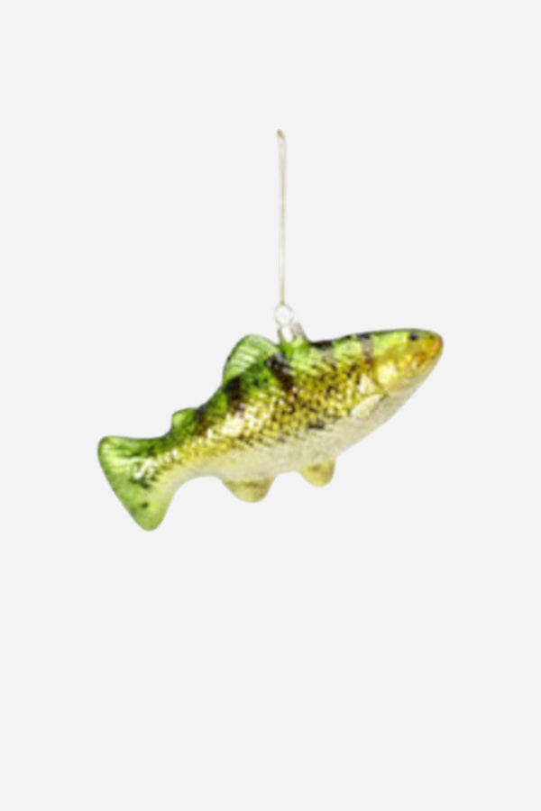 Yellow Fish On Line Ornament