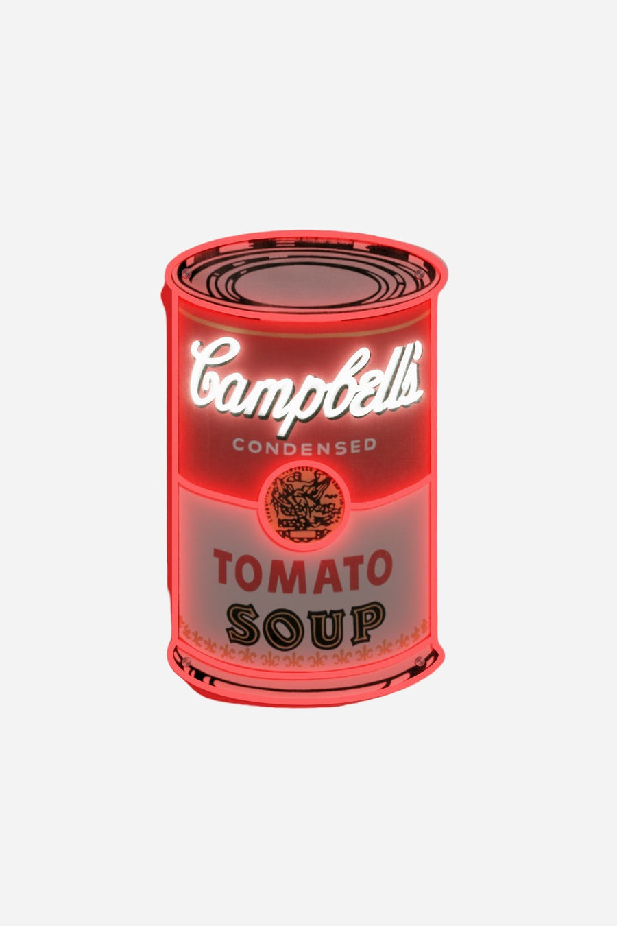 Yellow Pop Campbell's By Andy Warhol Led Wall Lights – front view